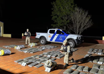 Se encontraron más de 400 kilos de marihuana en Misiones.
