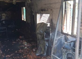 Se incendió una planta de gas y un hombre resultó herido