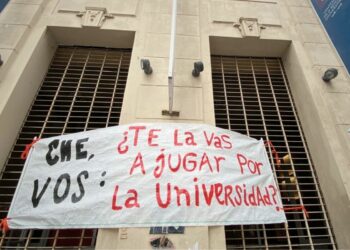 Movilización universitaria en Córdoba. Foto: Fátima Giménez