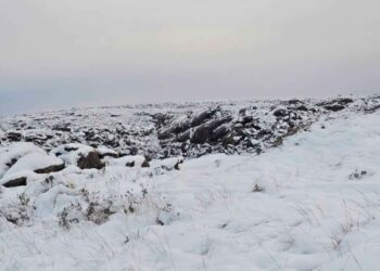 El Camino de las Altas Cumbres continúa cerrado por hielo y nieve