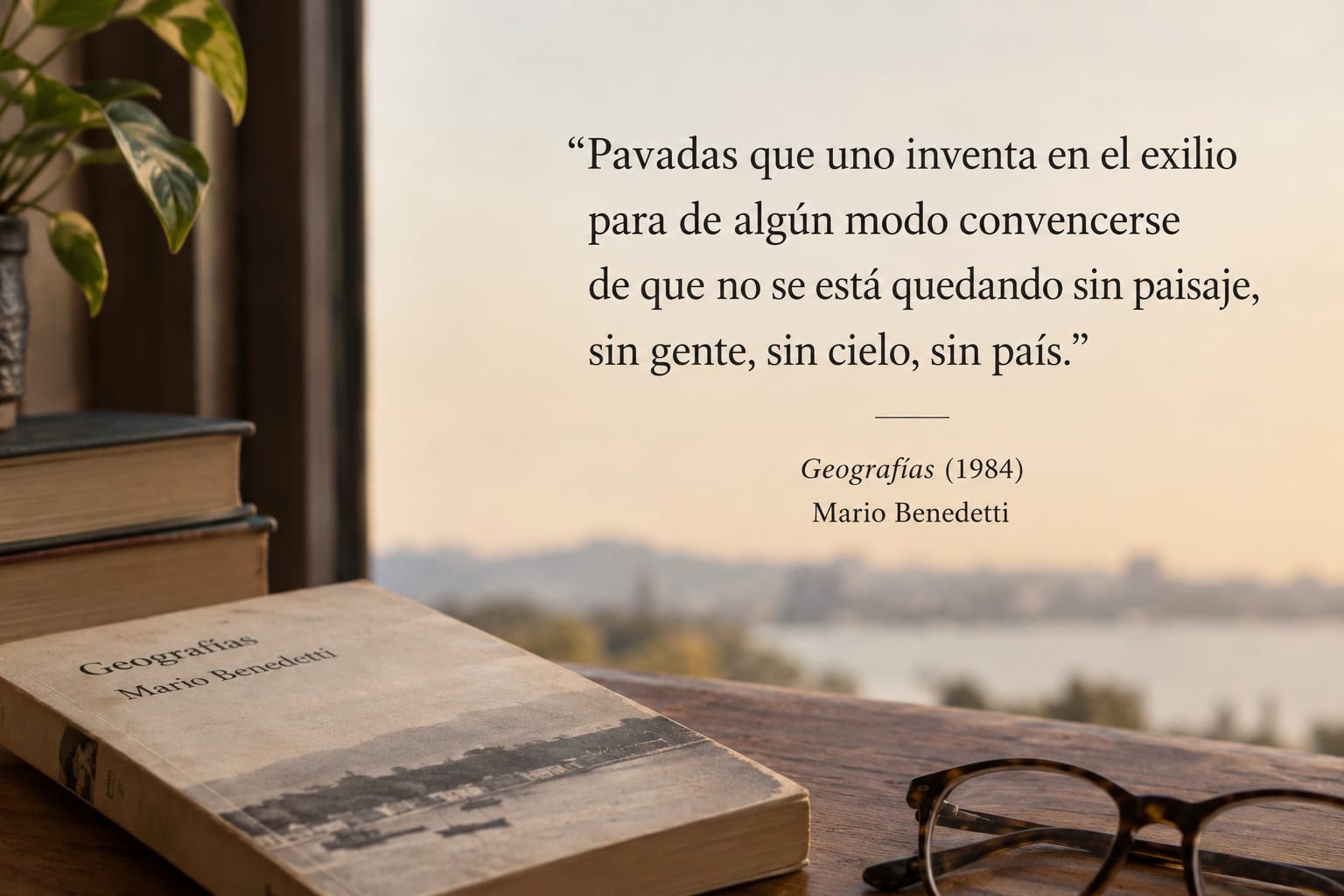 Benedetti: compromiso, exilio y la máscara de la simpleza Benedetti: compromiso, exilio y la máscara de la simpleza