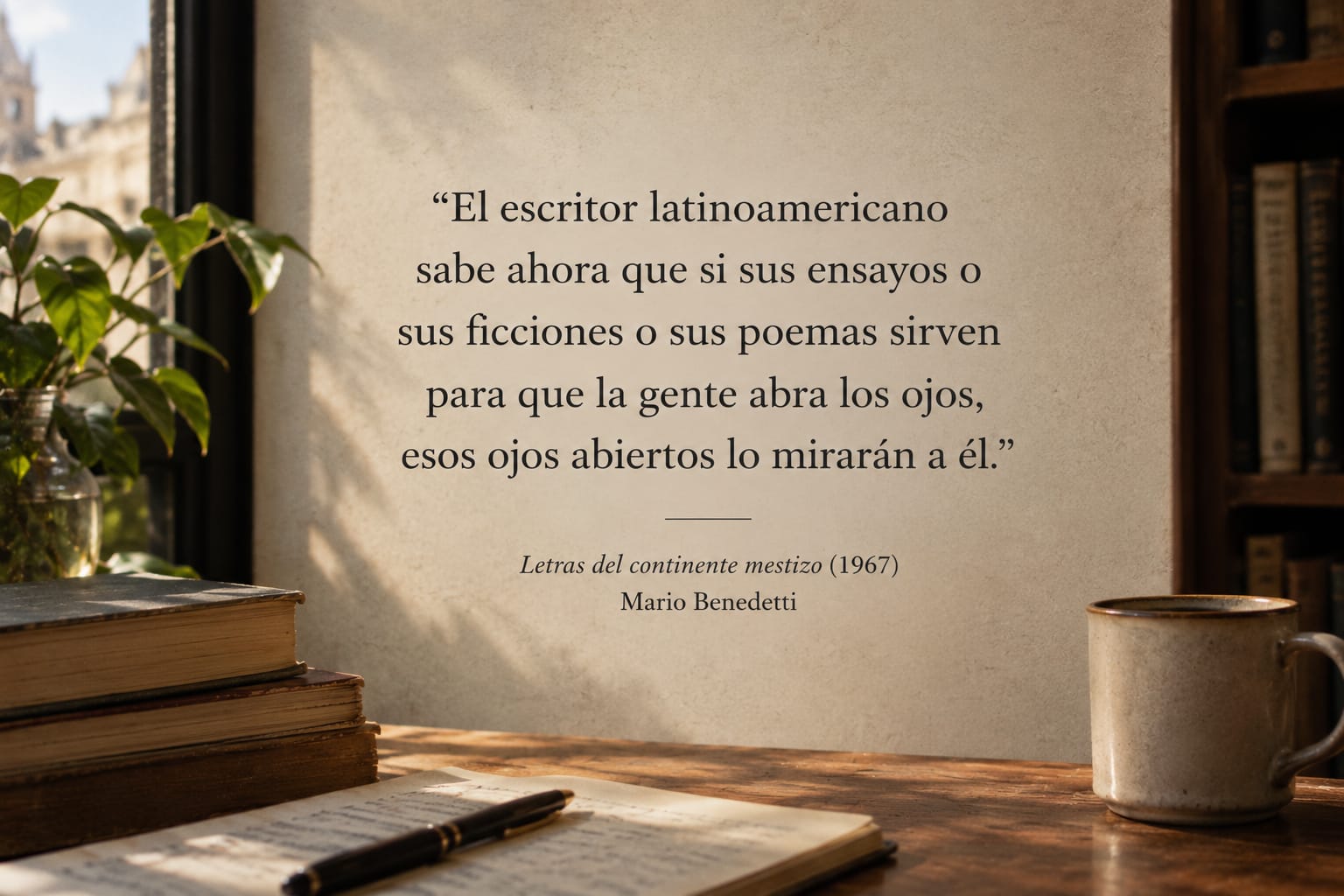 Benedetti: compromiso, exilio y la máscara de la simpleza Benedetti: compromiso, exilio y la máscara de la simpleza