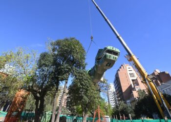 Un dinosaurio gigante próximo a instalarse Un dinosaurio gigante próximo a instalarse