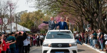 Villa María celebra sus 159 años con un multitudinario desfile institucional