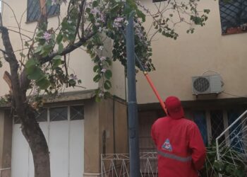 Defensa Civil también intervino por un domicilio anegado y un pedido de asistencia social.