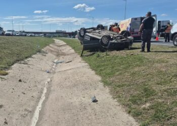 Atropellaron a un trabajador en Circunvalación y se encuentra grave