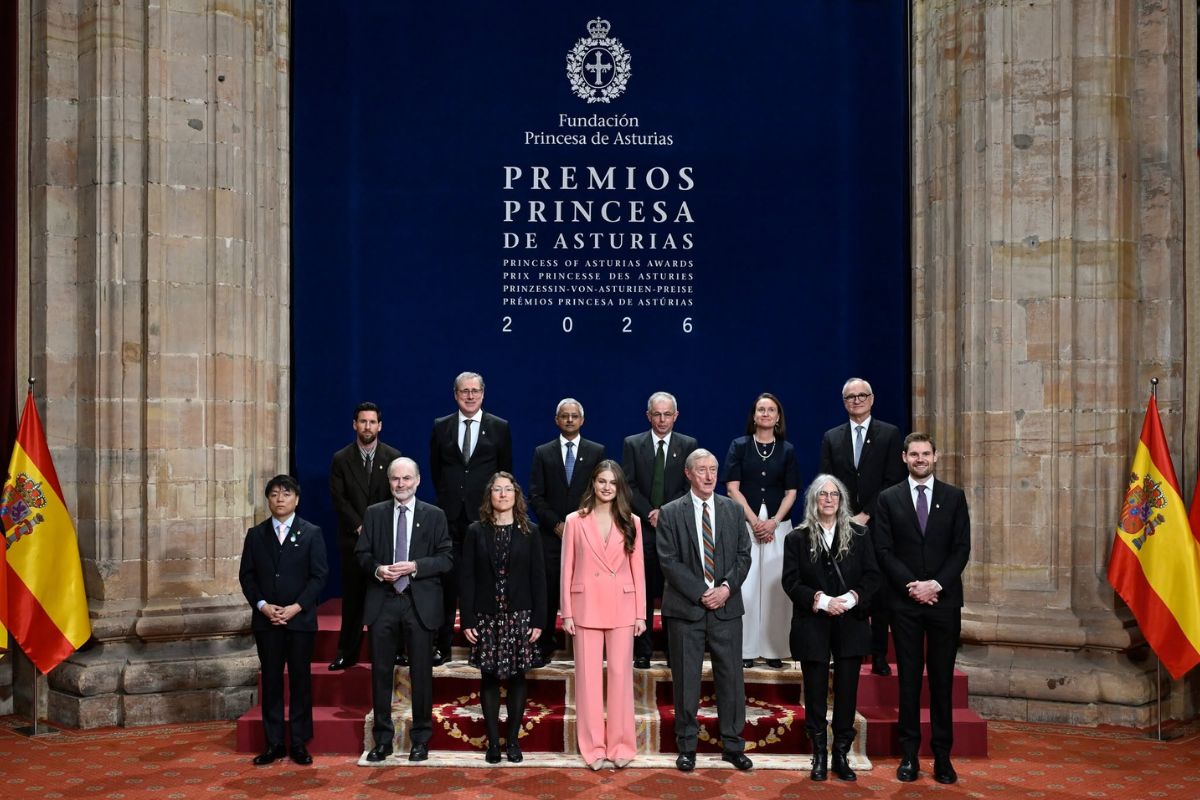 Messi recibió el Premio Princesa de Asturias de los Deportes 2026 en Oviedo Audiencia de la Princesa de Asturias a los galardonados con los Premios Princesa de Asturias 2026.