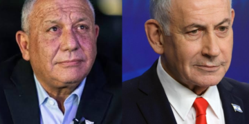 El primer ministro Benjamín Netanyahu y su principal rival, Gadi Eisenkot, los grandes protagonistas de los comicios de este martes.