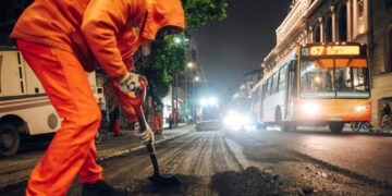 Comienza la rehabilitación de bulevar Chacabuco entre Plaza España y bulevar Illia