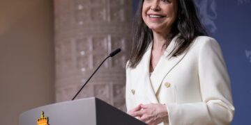 Corina Machado reclamó elecciones en Venezuela para 2027