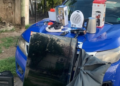 Durante la intervención, los efectivos secuestraron un televisor, un celular, un parlante y otros electrodomésticos.