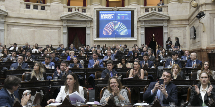 La norma cosechó 124 votos a favor, 119 rechazos y seis abstenciones.