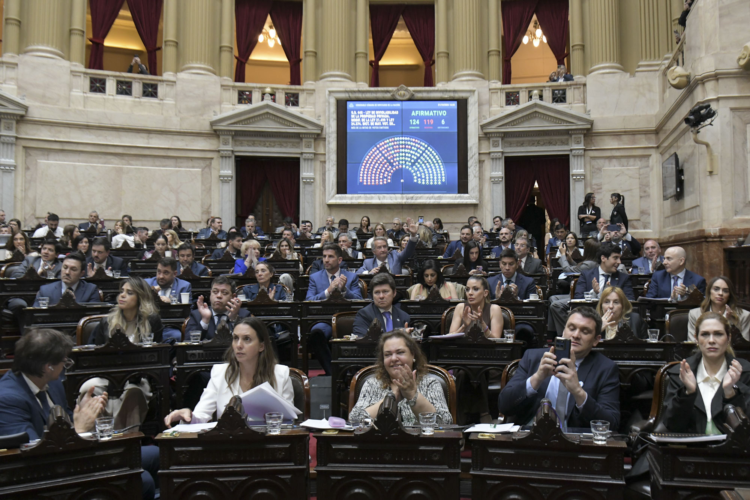 La norma cosechó 124 votos a favor, 119 rechazos y seis abstenciones.