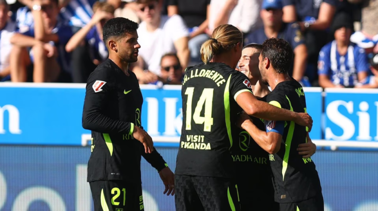 Con gol del Cuti Romero, el Atlético Madrid le ganó agónicamente al Alavés El “Cuti” Romero convirtió de cabeza para el Atlético Madrid.