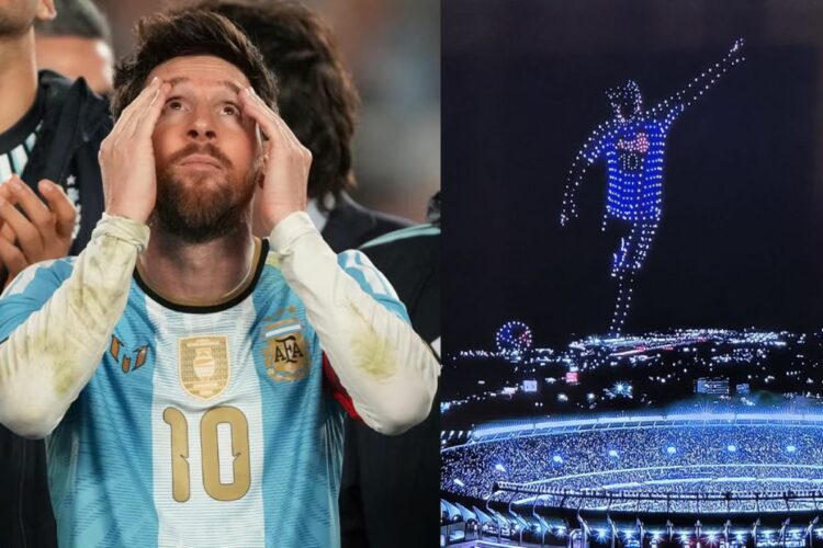 El show de drones de Messi dejó varios detalles que se volvieron virales El show de drones de Messi dejó varios detalles que se volvieron virales