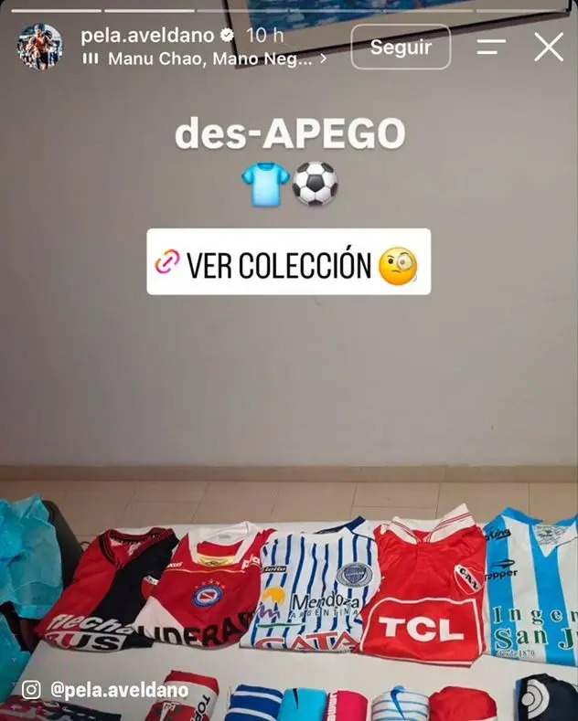 De Belgrano y Racing a vender sus camisetas: la nueva vida de Lucas Aveldaño