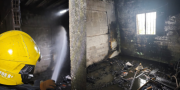 Incendio en Guiñazú: siete personas fueron asistidas y dos internadas