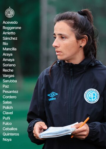 La lista de Belgrano para su estreno en la Copa Libertadores Femenina