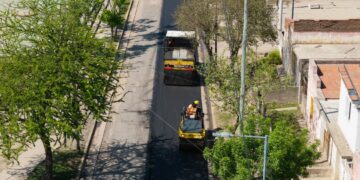 Se ejecutan las obras viales en tres arterias de barrio Argüello Norte Las arterias constituyen vías neurálgicas para la movilidad de los vecinos de la zona.