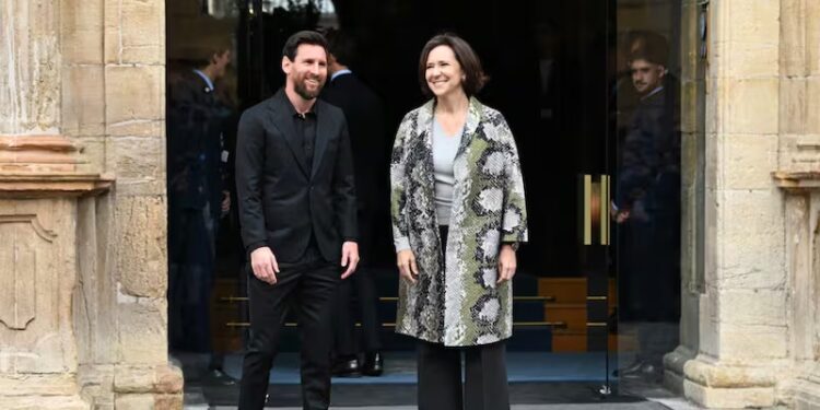 Lionel Messi en España.