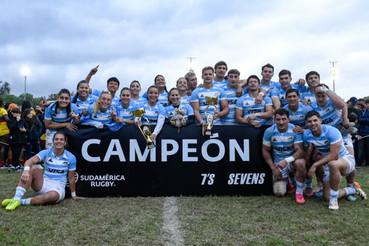 Los Pumas 7s y Las Yaguaretés campeones del Sudamericano de Seven