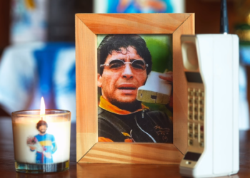Homenaje a Diego Armando Maradona.
