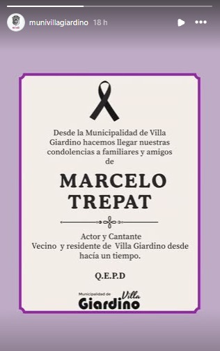 Dolor por la muerte de Marcelo Trepat, actor de Drácula y Los simuladores