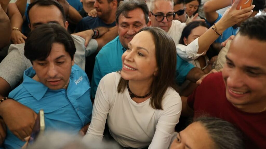 María Corina Machado regresó a Venezuela