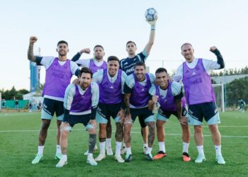 Messi y su última práctica con la Selección: la alegría en Ezeiza y un mensaje en redes