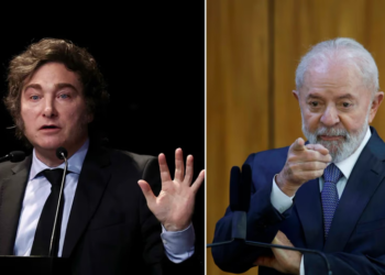 Presidentes Javier Milei, de la Argentina, y Luis Inacio Da Silva, de Brasil.
