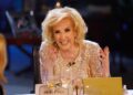 Llaryora y Juana Viale imaginaron los 100 de Mirtha en el Kempes