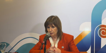 La senadora Patricia Bullrich.