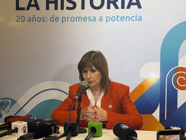 La senadora Patricia Bullrich.