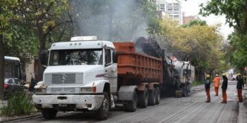 Siguen las obras en el bulevar Chacabuco y hay nuevos cortes Siguen las obras en el bulevar Chacabuco y hay nuevos cortes