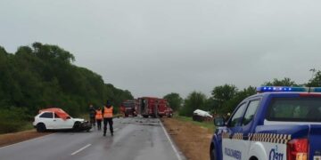 Un hombre murió tras un choque frontal en la Ruta Provincial 3 Siniestro vial.