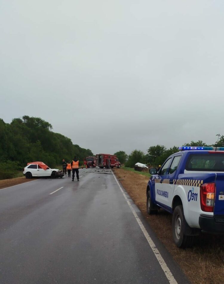 Un hombre murió tras un choque frontal en la Ruta Provincial 3 Siniestro vial.