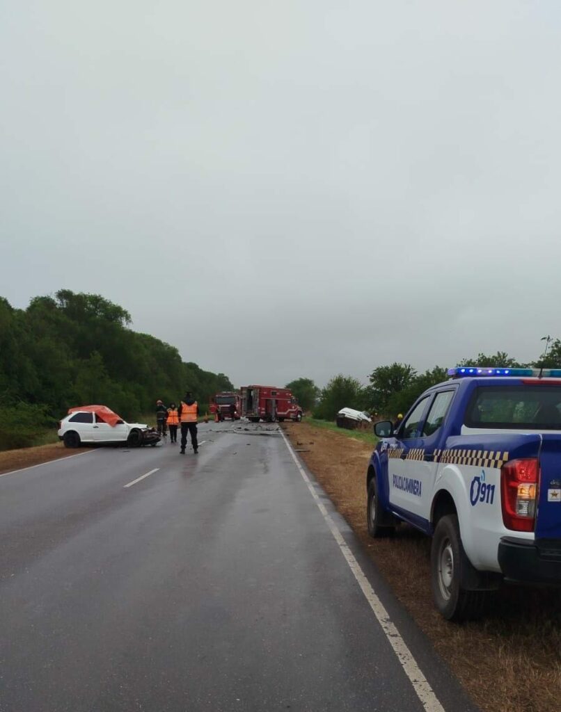 Un hombre murió tras un choque frontal en la Ruta Provincial 3 Siniestro vial.