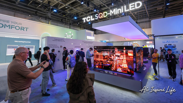 La firma TCL mostró sus nuevas líneas de televisores en IFA 2026 en Berlín.