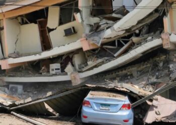 Primeras imágenes del terremoto en Panama. Foto: TN.