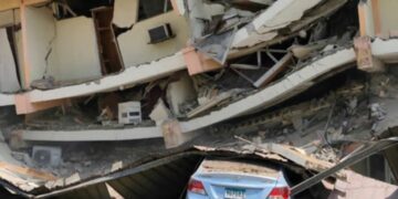 Primeras imágenes del terremoto en Panama. Foto: TN.