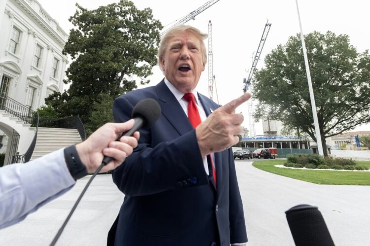 Trump anunció que comenzará una exploración “masiva” de petróleo en Groenlandia El mandatario estadounidense, Donald Trump.