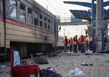 Un ataque ruso contra una estación de tren en Ucrania dejó 14 muertos