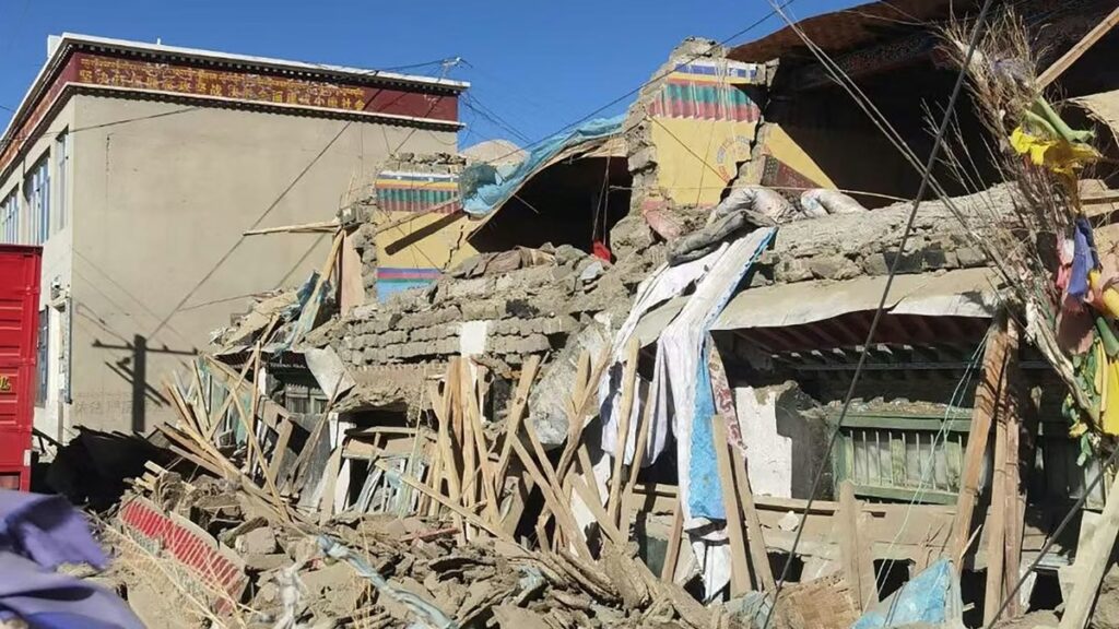 Un terremoto sacudió el Tíbet y dejó 16 muertos
