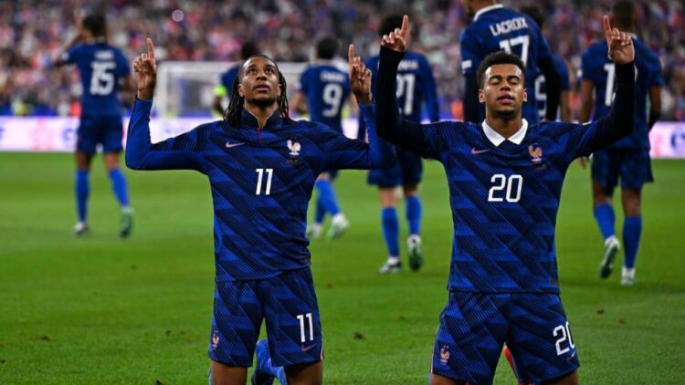Una Francia demoledora remontó en el cierre y le ganó 4-1 a Bélgica Michael Olise y Désiré Doué.