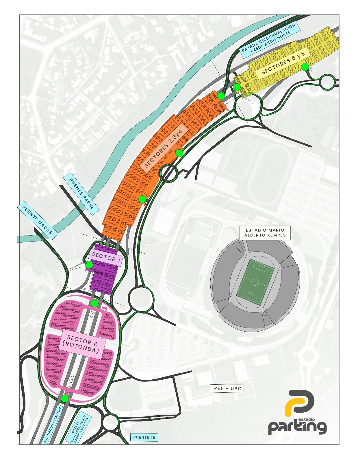 Ya se pueden comprar los estacionamientos para el partido en el Kempes