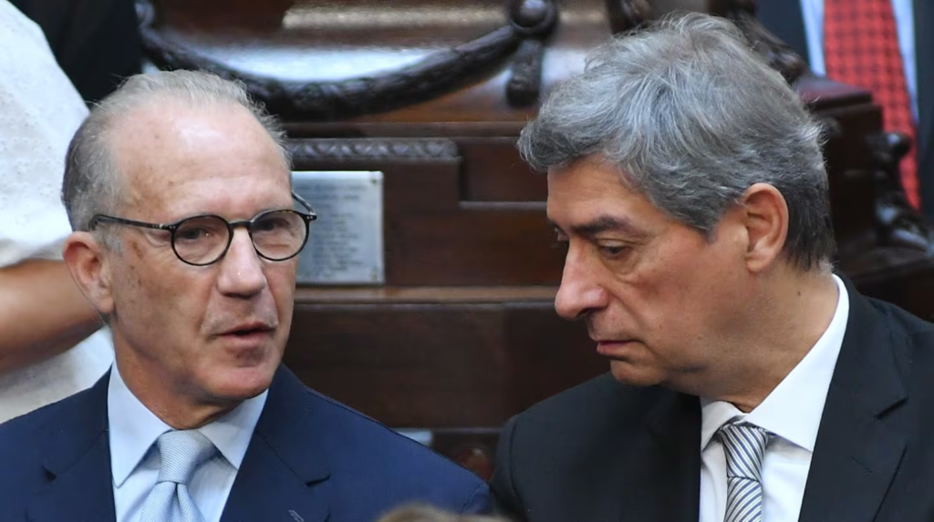 Carlos Rosenkrantz y Horacio Rosatti, dos de los tres ministros de la CSJN.