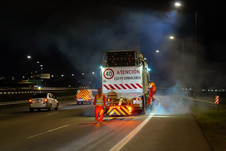 Las cuadrillas avanzan en el anillo vial mediante tres frentes de trabajo.