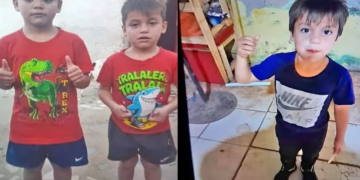 Los menores fueron identificados como Bairon Sebastián Valdez, de 5 años; Román Bautista Valdez, de 4; y su primo Josué Cáceres, de 4.