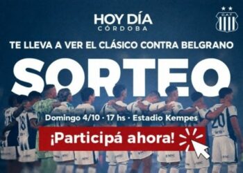 Hoy Día Córdoba sortea entradas para el clásico cordobés que Talleres y Belgrano jugarán este domingo en el Kempes.